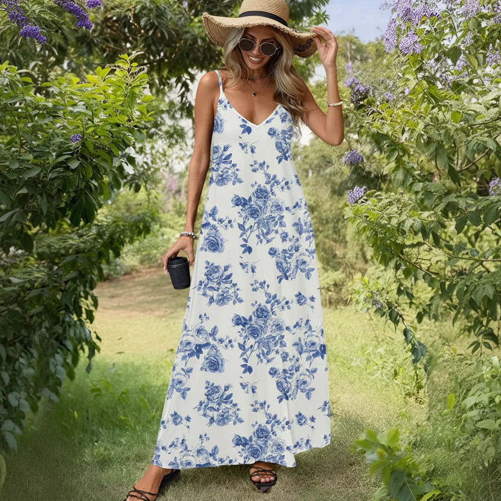 Women’s Floral Midi Summer Casual Dress