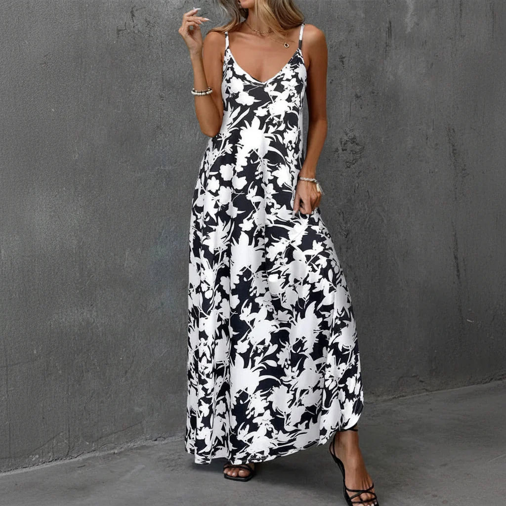 Women’s Floral Midi Summer Casual Dress