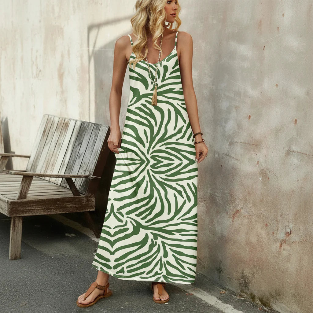 Women’s Floral Midi Summer Casual Dress