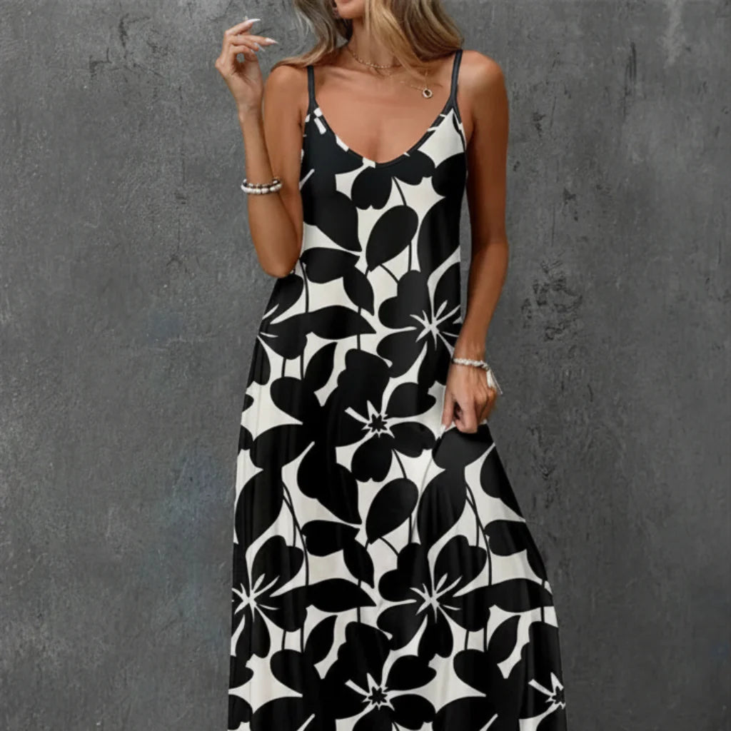 Women’s Floral Midi Summer Casual Dress