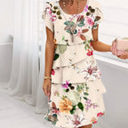 Women’s Floral Summer Dress Casual Vacation Dress