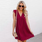 Women’s Sleeveless Summer Jumpsuit Dress