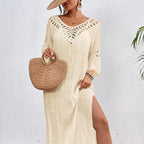 Women’s Summer Dress Side Slit Beach Dress