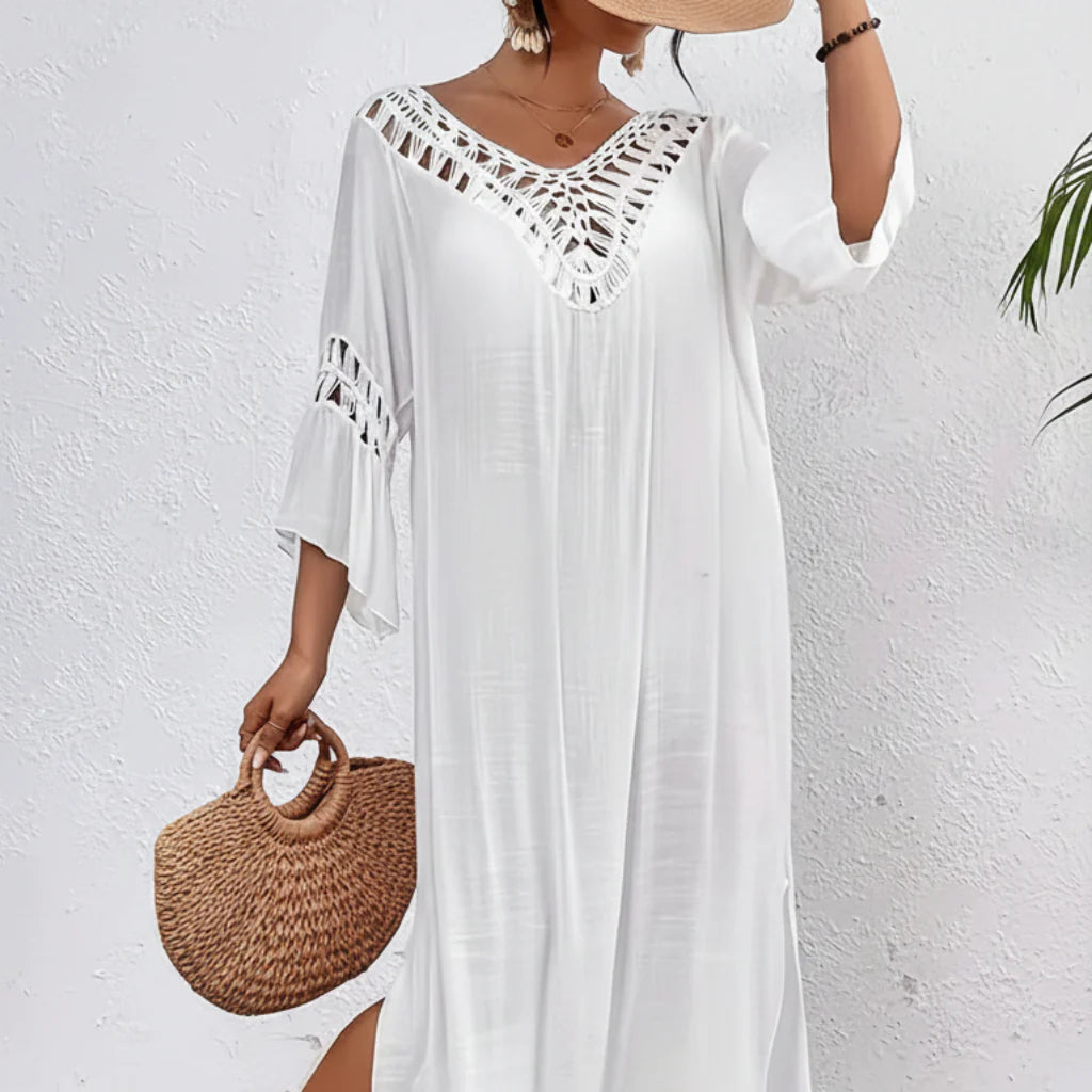 Women’s Summer Dress Side Slit Beach Dress