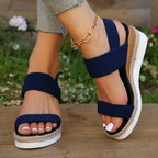Women’s Wedge Sandals Strappy Summer Shoes