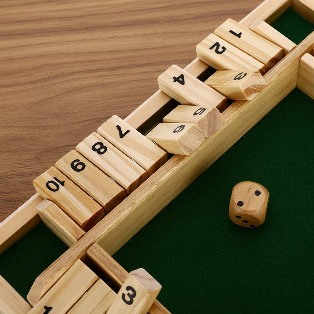 Wooden Family Board Game Set Classic Tabletop Game