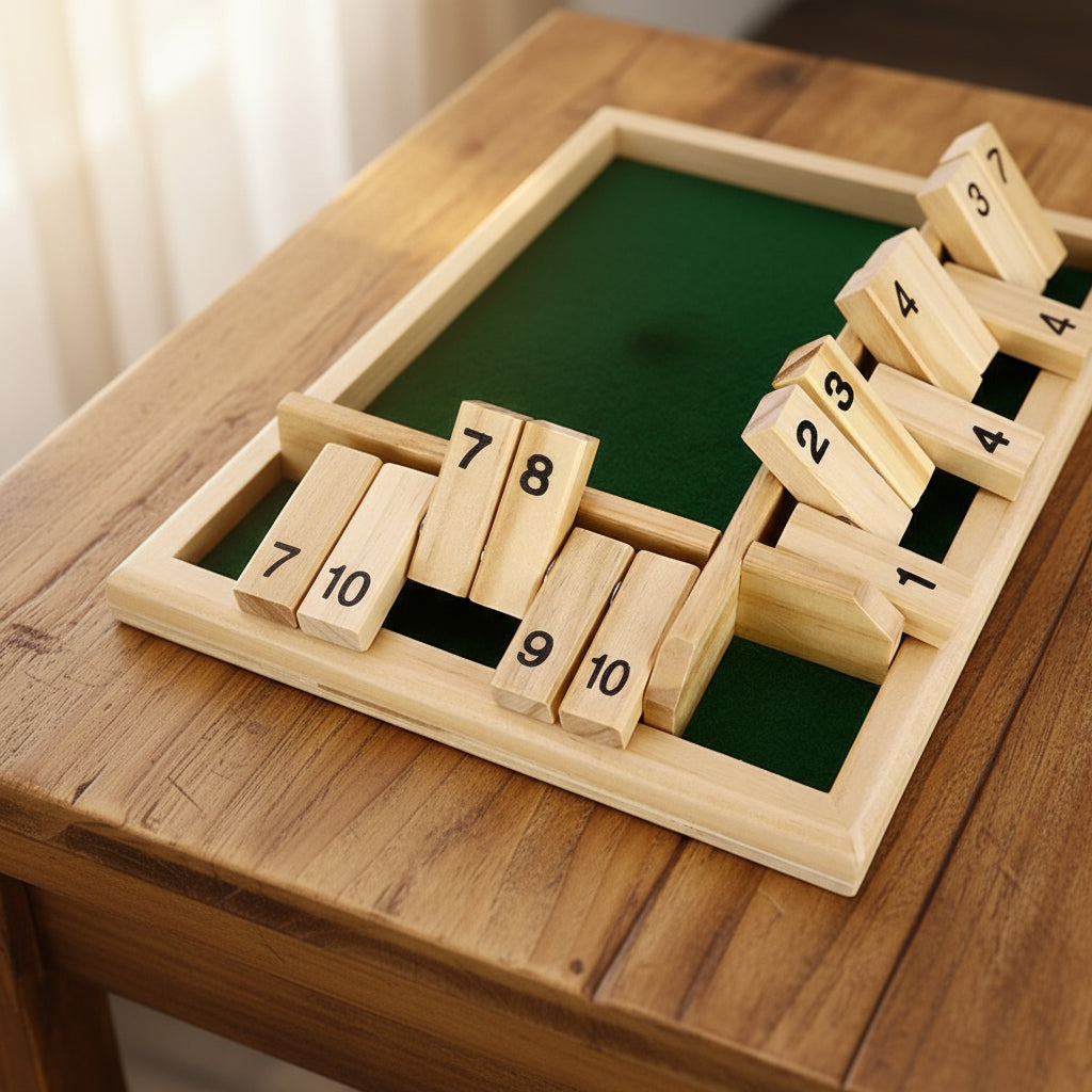 Wooden Family Board Game Set Classic Tabletop Game