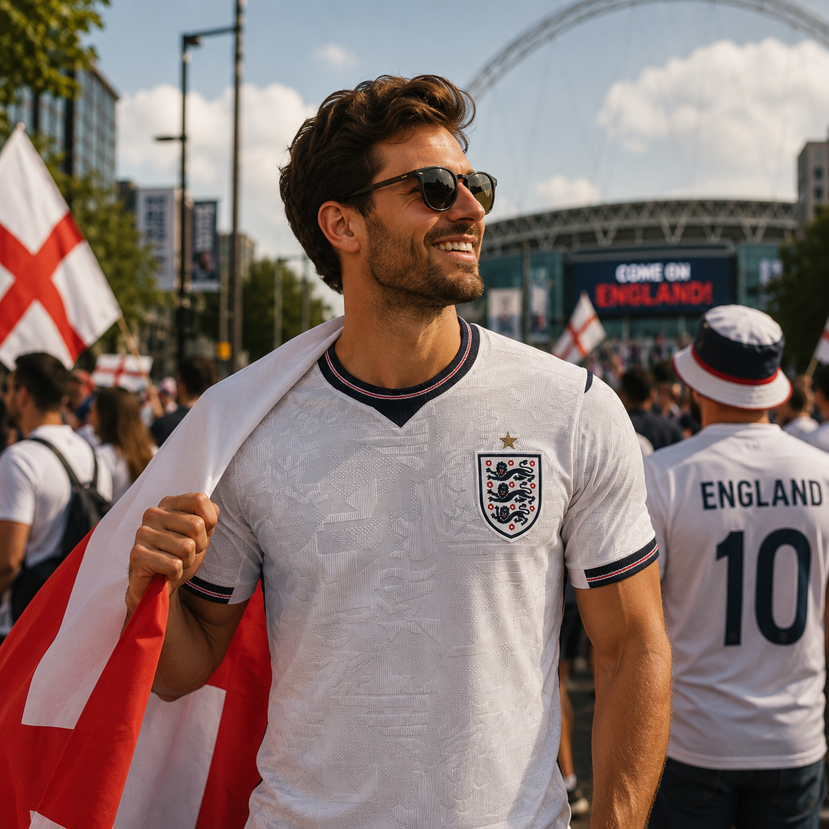 Men's England 2026 World Cup Football Jersey Shirt