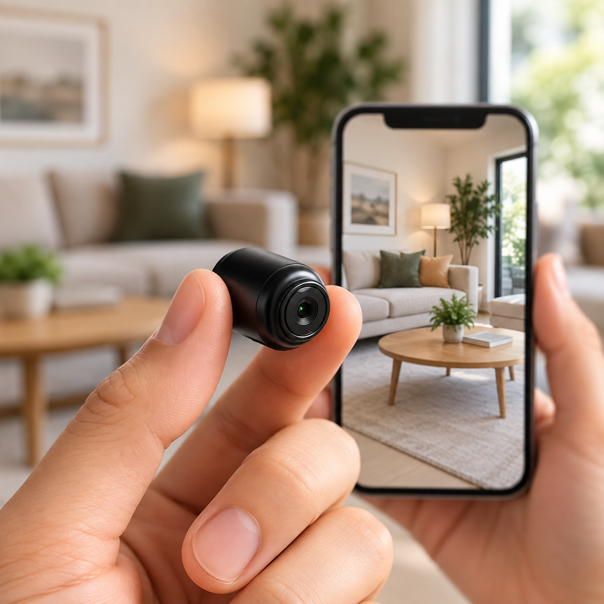 Mini Wireless Spy Camera Nanny Cam with Night Vision