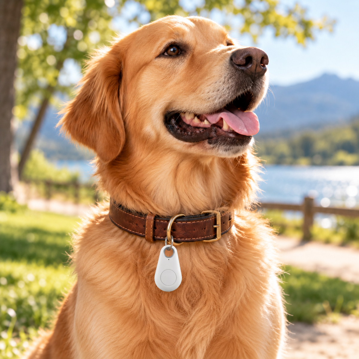 GPS Dog Tracker Waterproof Real Time Safety Zone Alerts