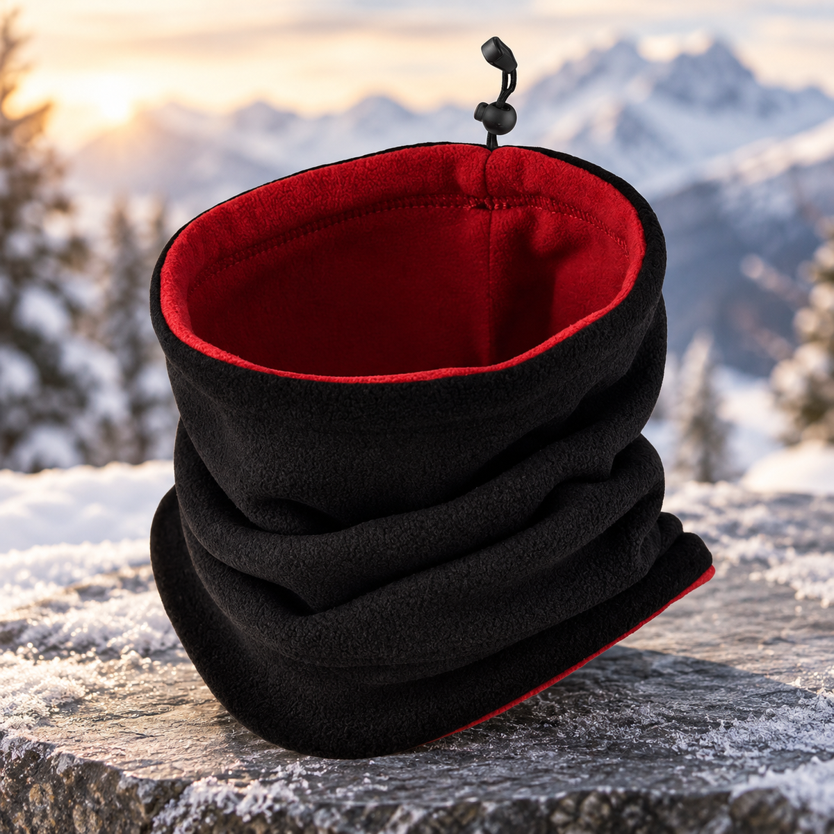 Windproof Fleece Tube Scarf Neck Warmer Gaiter for Winter