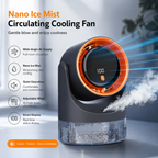 Portable Mini Electric Mist Fan Air Cooler Humidifier Adjustable