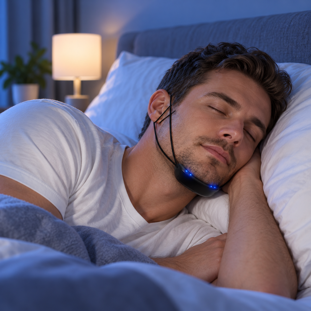 Smart Anti Snoring Device EMS Muscle Stimulator Sleep Aid
