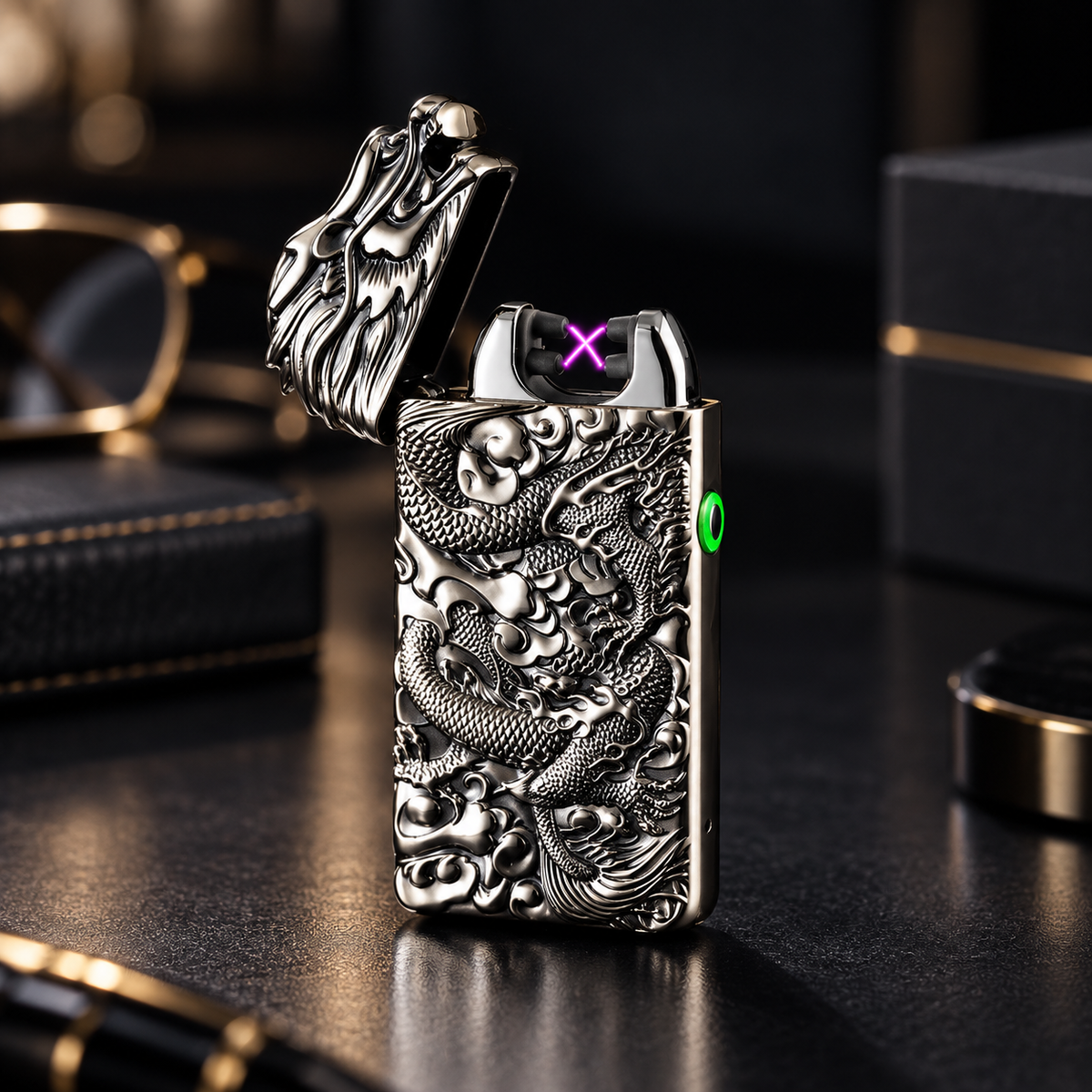 Dragon Plasma Lighter Rechargeable Windproof Flameless