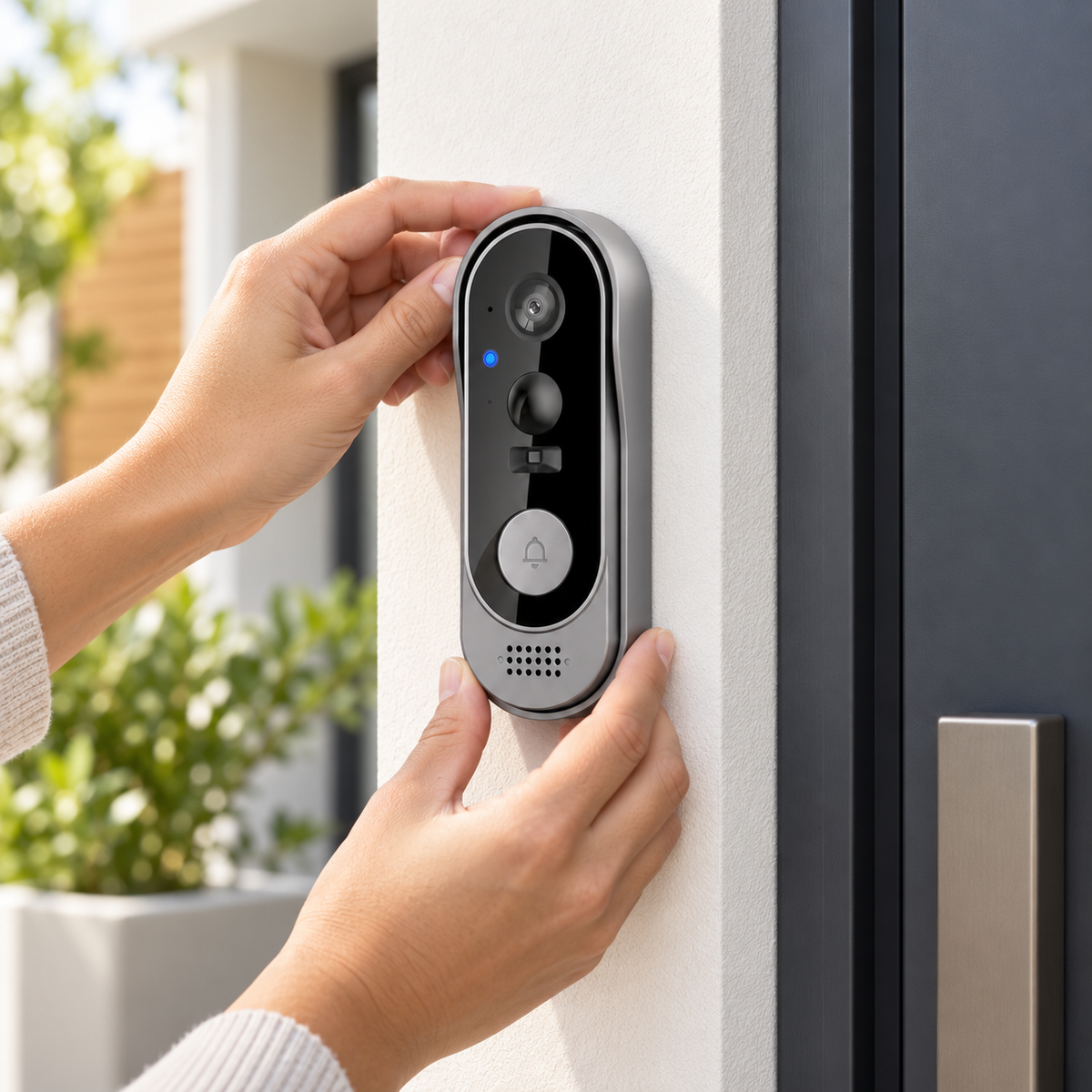 Wireless Video Doorbell Easy Install No Subscription