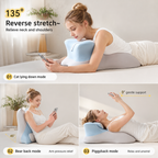 Ergonomic Couples Support Pillow for Hands-Free Relaxation