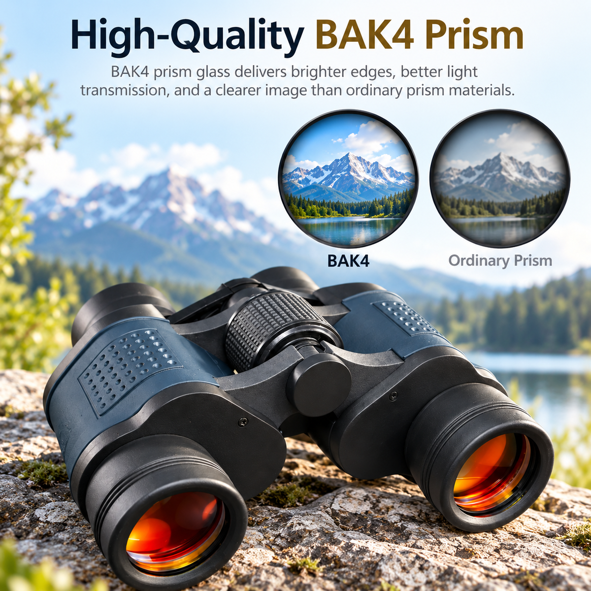 Night Vision Binoculars 60x60 HD Long Range for Hunting