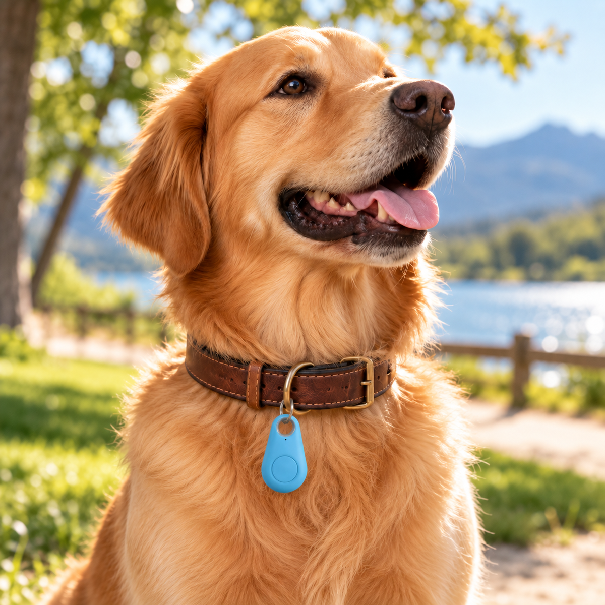 GPS Dog Tracker Waterproof Real Time Safety Zone Alerts