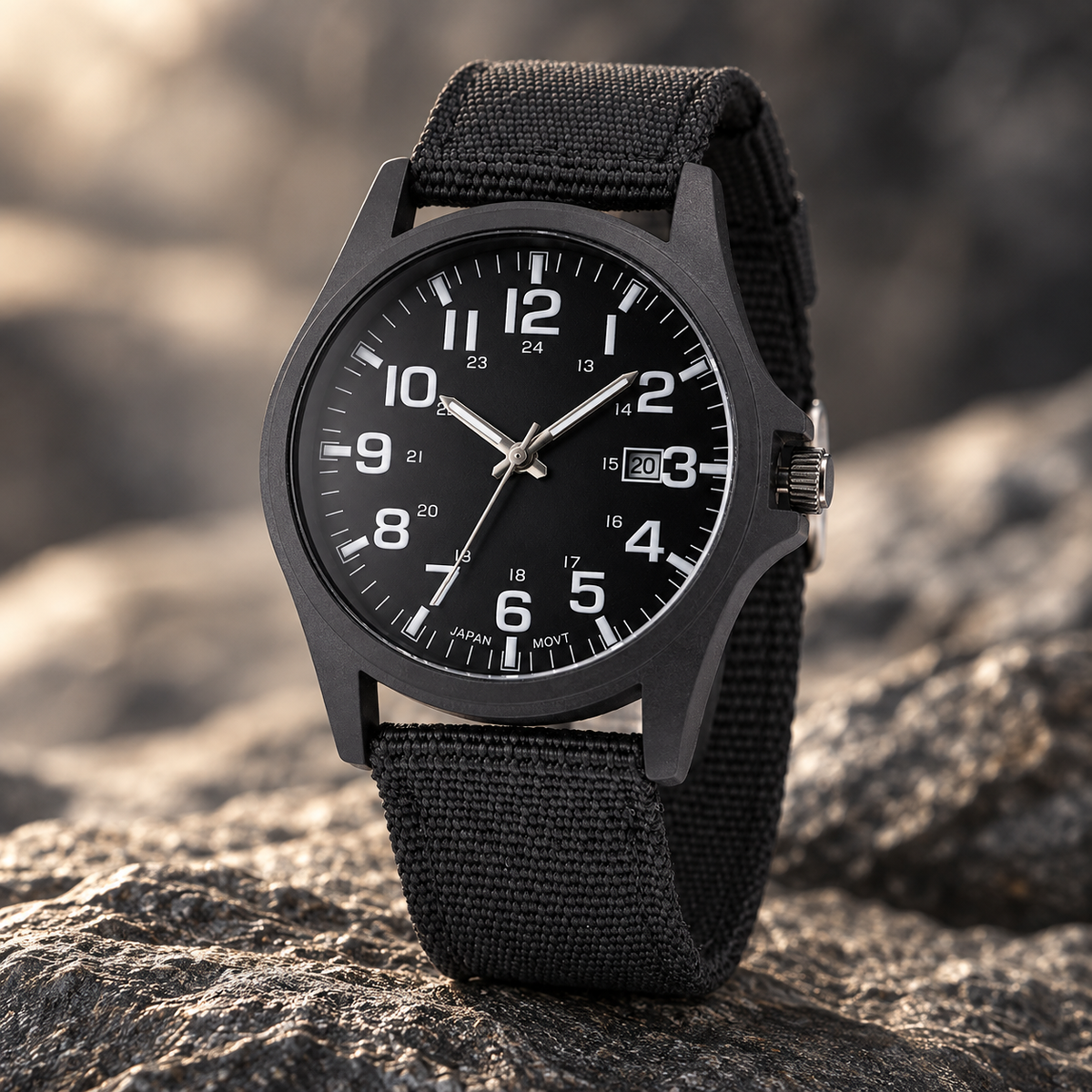 Military Wristwatch Luminous Waterproof Shockproof Tactical Watch