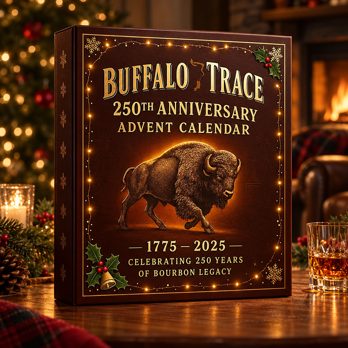Whiskey Advent Calendar Bourbon Gift Countdown Set