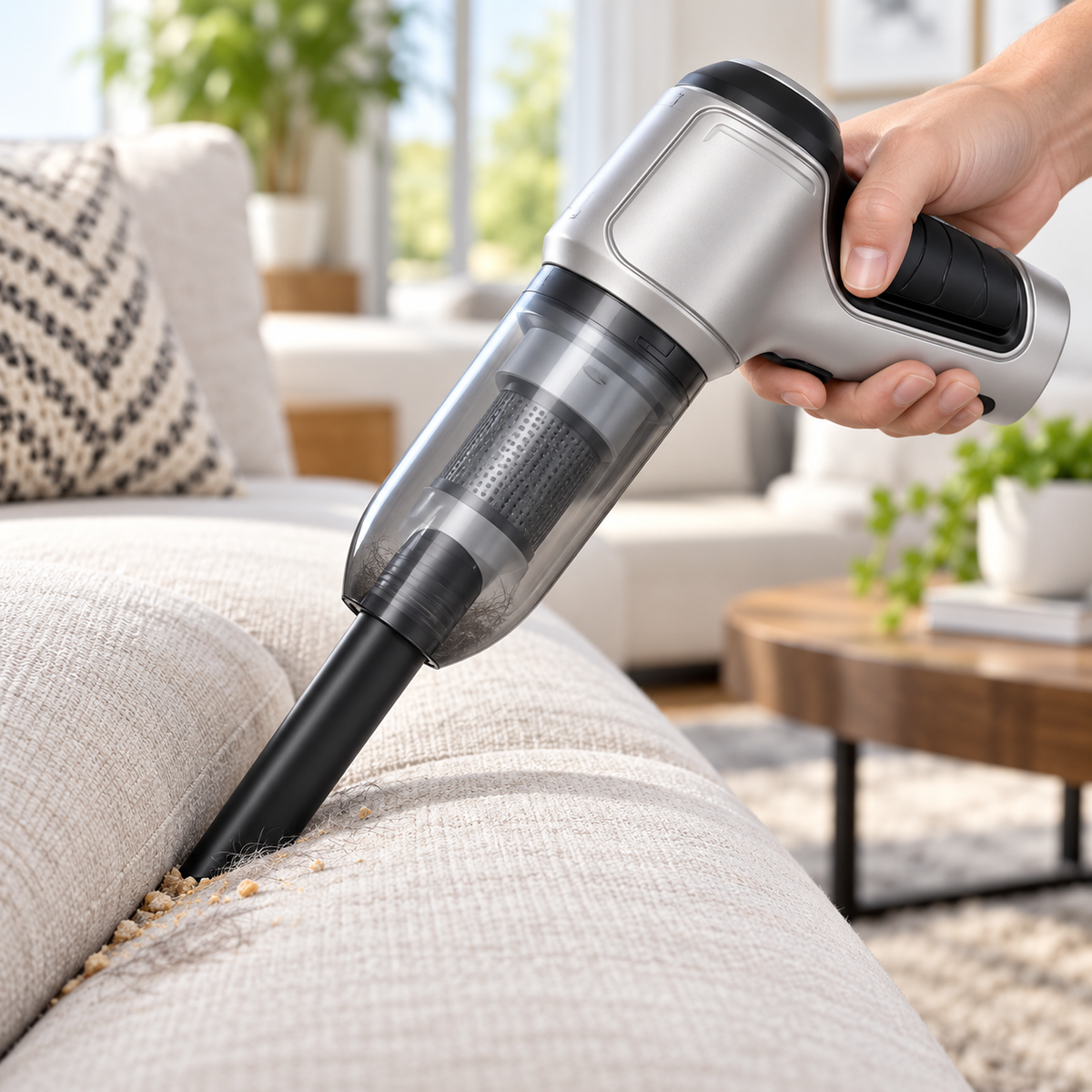 Cordless Handheld Vacuum Cleaner 15000Pa for Home and Car