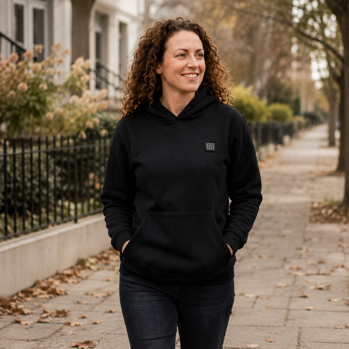 Women's Heated Hoodie Rechargeable USB Warm Sweatshirt