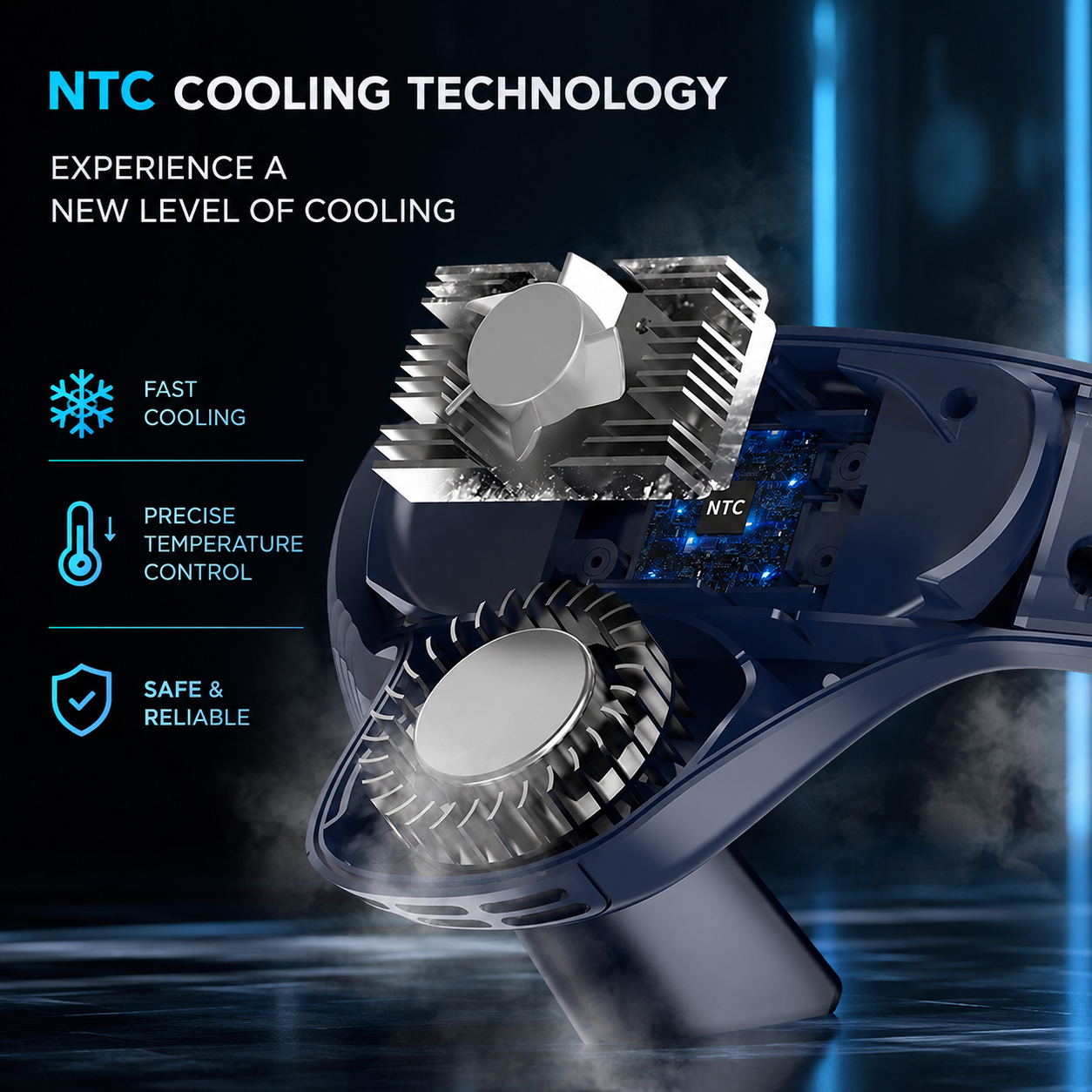 Bladeless Wearable Neck Fan Hands-Free Personal Cooling Fan