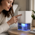 Electric Home Dehumidifier, Quiet Compact Moisture Remover for Bedroom, Bathroom & Basement