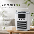 Portable Mini Evaporative Air Cooler Fan with LED Light