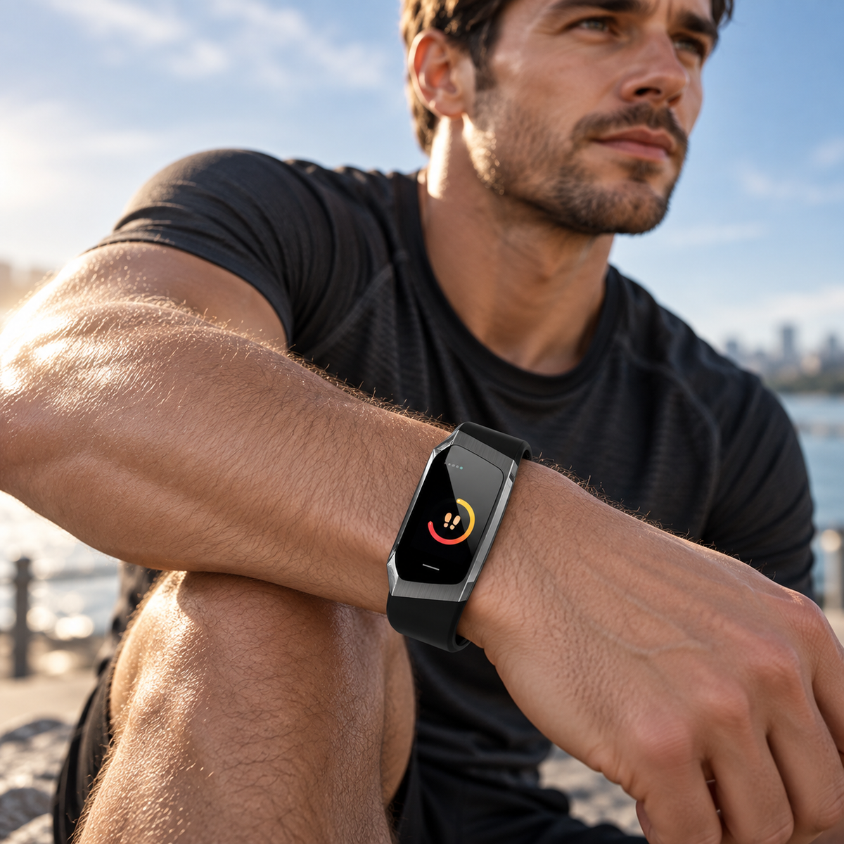 Blood Pressure Smart Watch Heart Rate Fitness Tracker