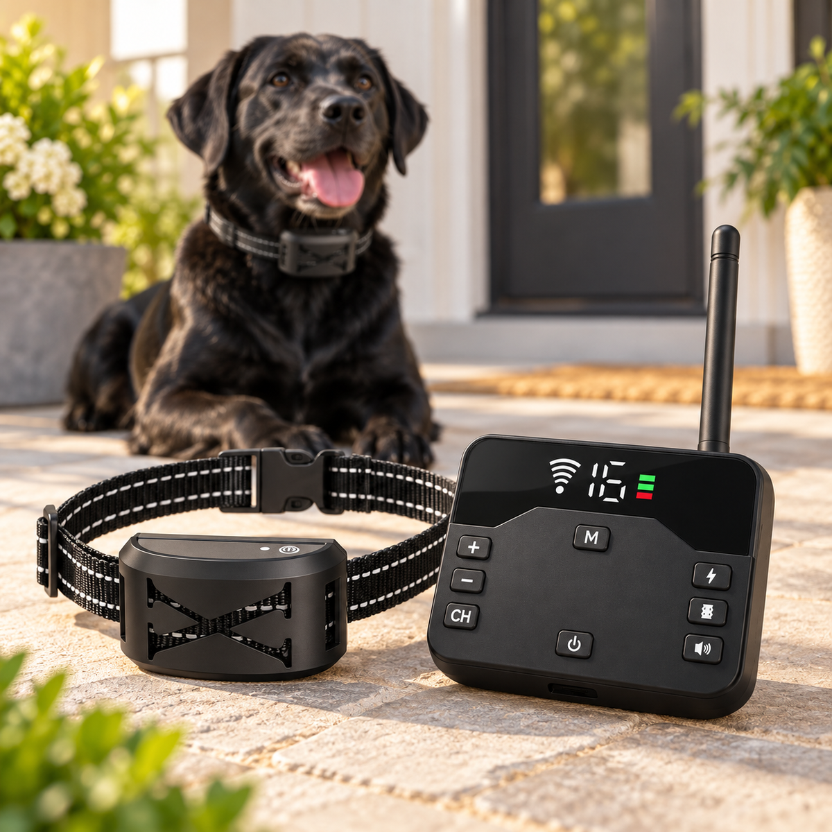 Wireless Dog Fence and Training Collar Waterproof Shock Vibrate