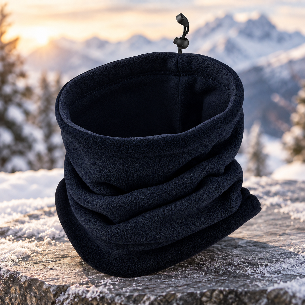 Windproof Fleece Tube Scarf Neck Warmer Gaiter for Winter