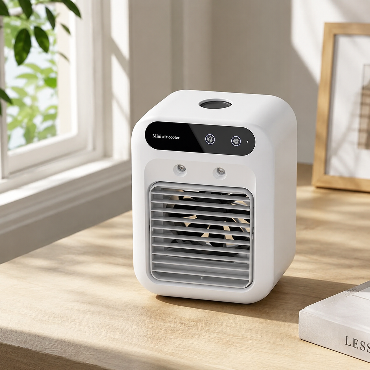 Mini USB Portable Air Conditioner Fan Humidifier Tabletop Cooler