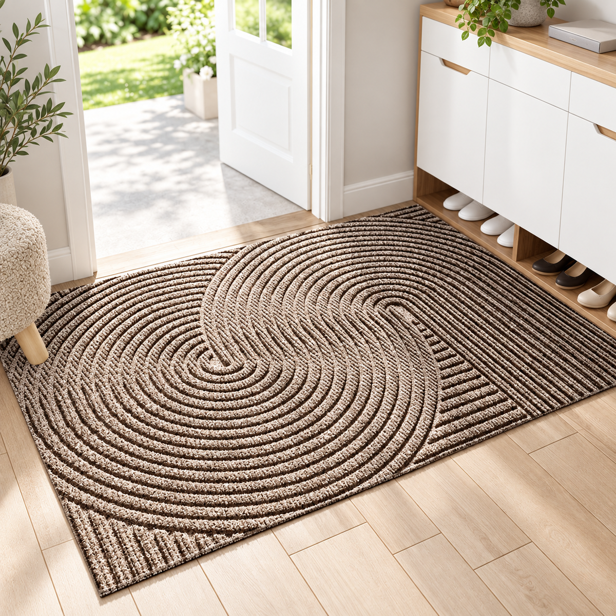 Non Slip Door Mat Indoor Outdoor Heavy Duty Dirt Trap Mat
