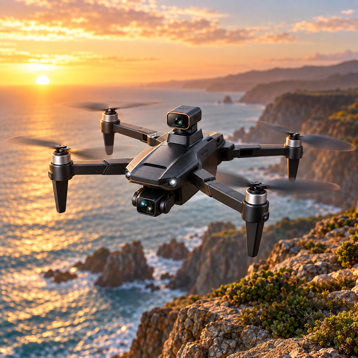 Pro Drone 8K HD Dual Camera GPS Brushless Motors