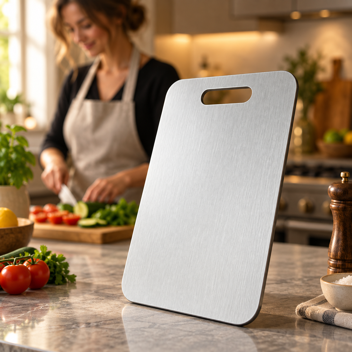 Titanium Cutting Board Durable Non-Porous Chopping Board