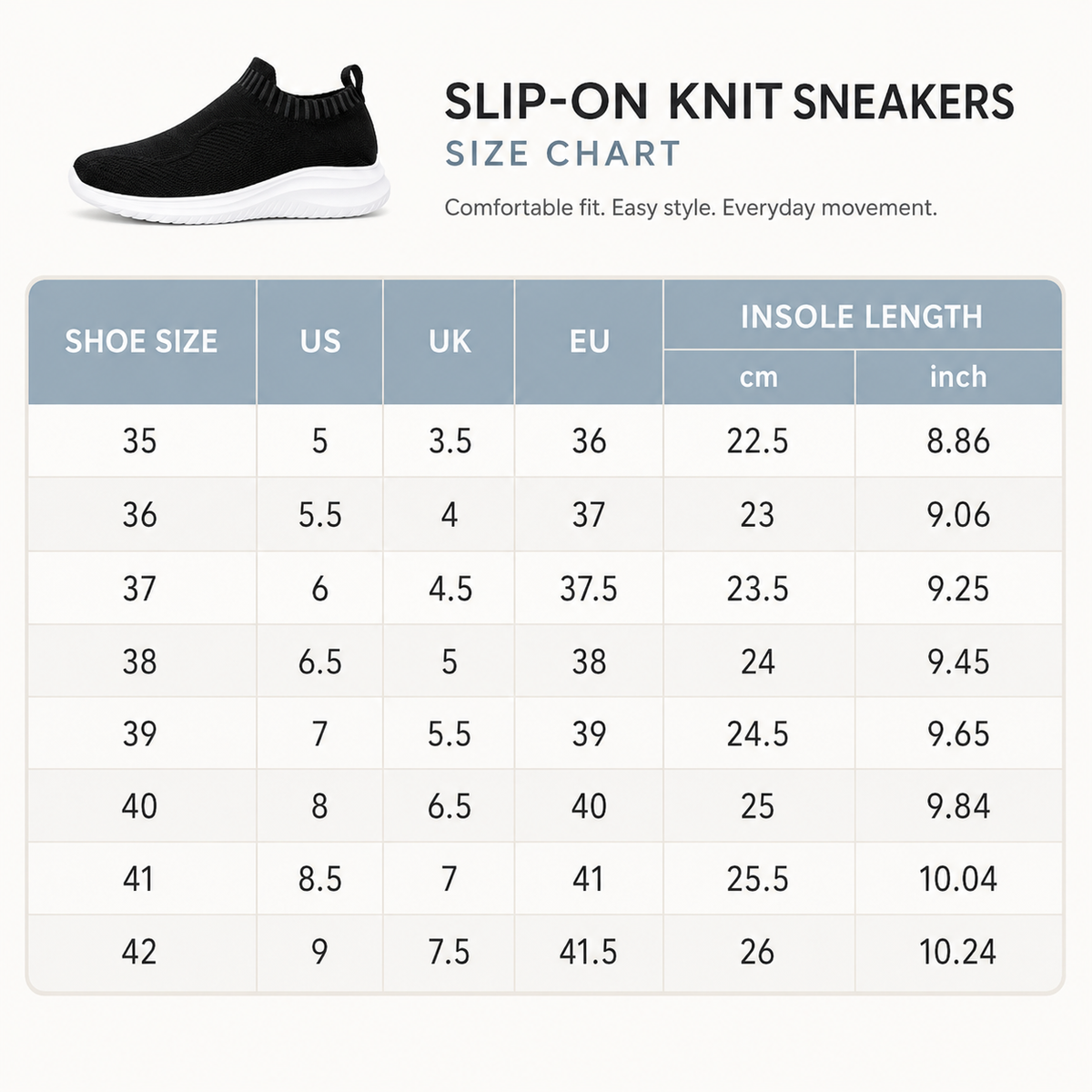 Women's Orthopedic Slip-On Trainers for Foot Pain Relief