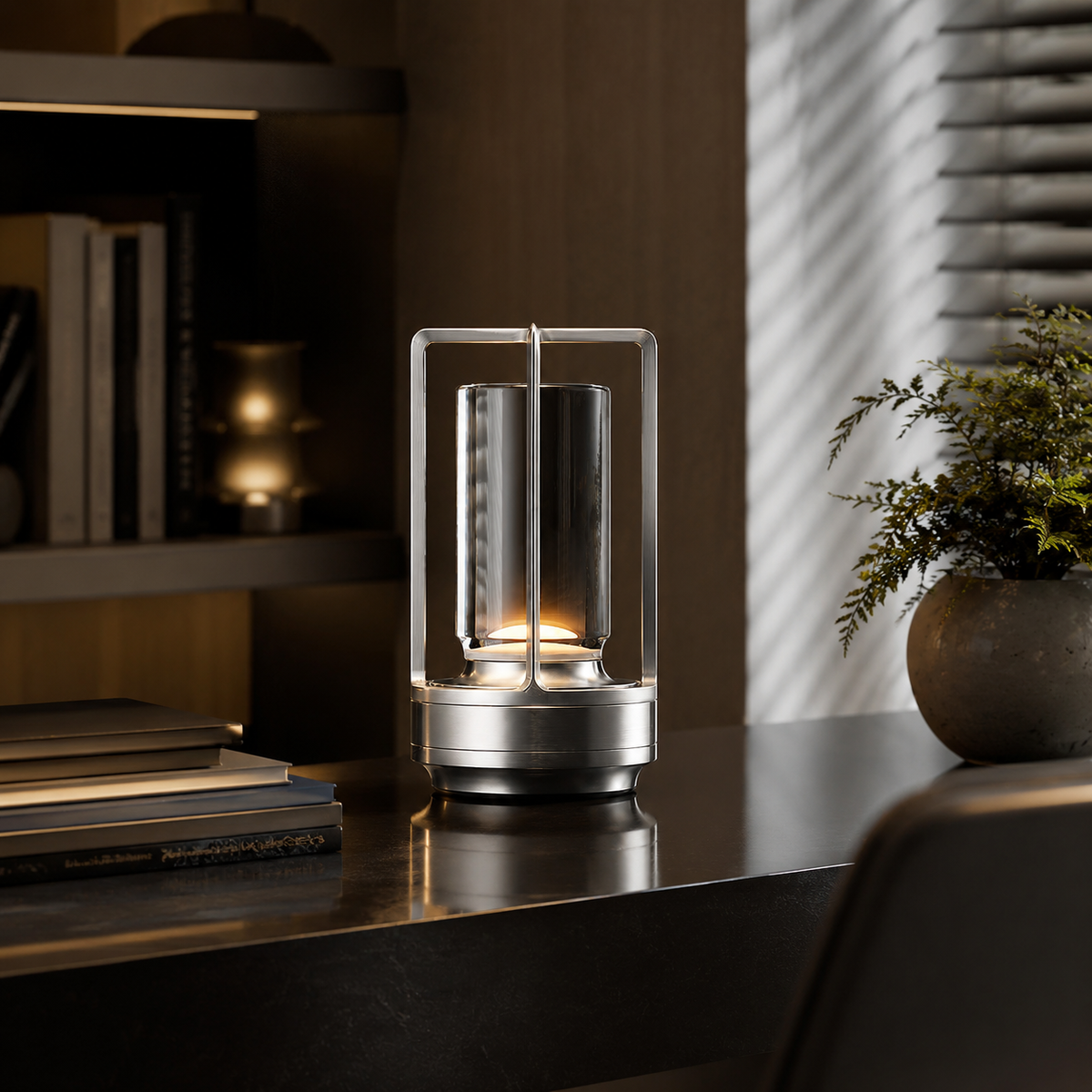 Wireless Waterproof Table Lamp Touch Dimmable Night Light
