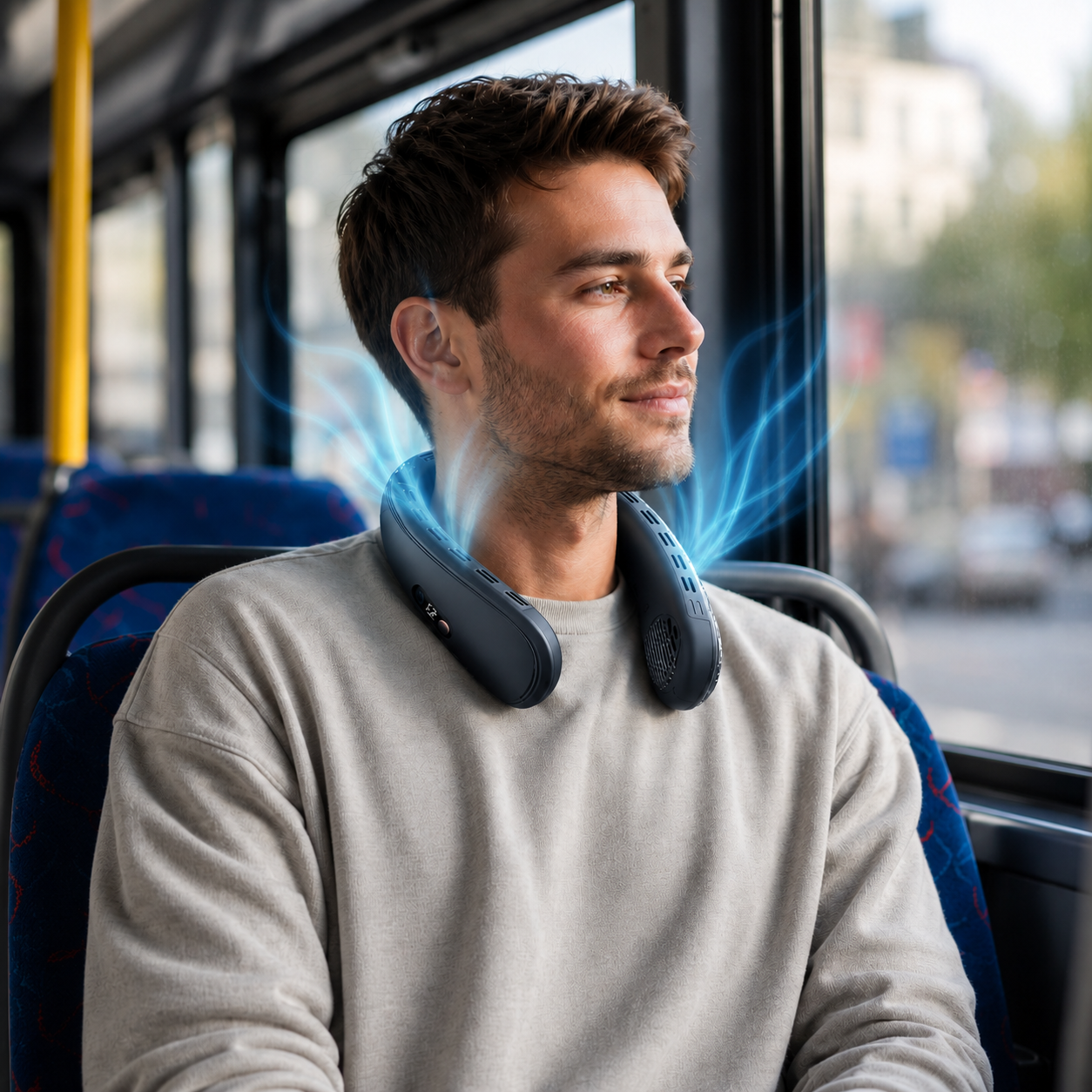 Bladeless Wearable Neck Fan Hands-Free Personal Cooling Fan