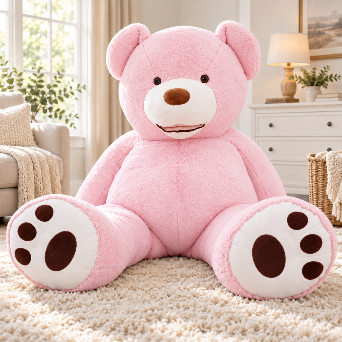 Big Giant Teddy Bear Soft Giant Plush Bear Cover Gift