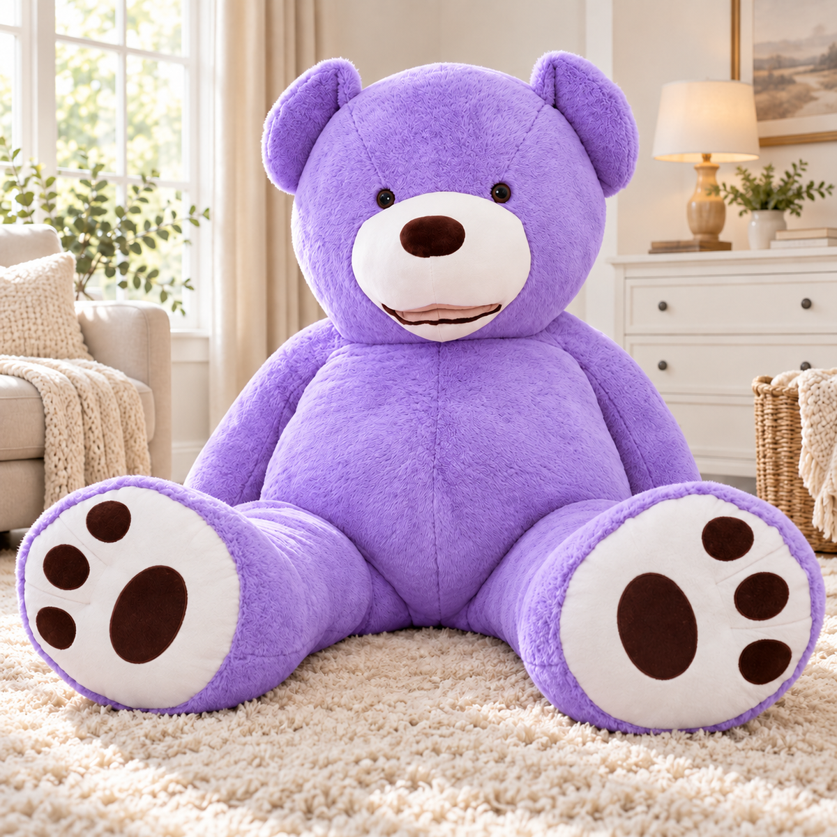 Big Giant Teddy Bear Soft Giant Plush Bear Cover Gift