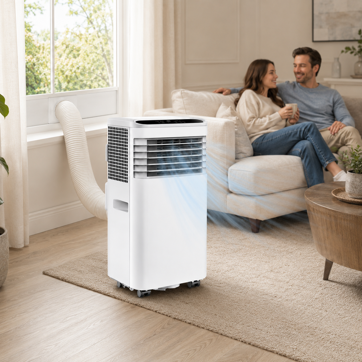 7000 BTU Portable Air Conditioner Fast Cooling for Home & Office - Millra