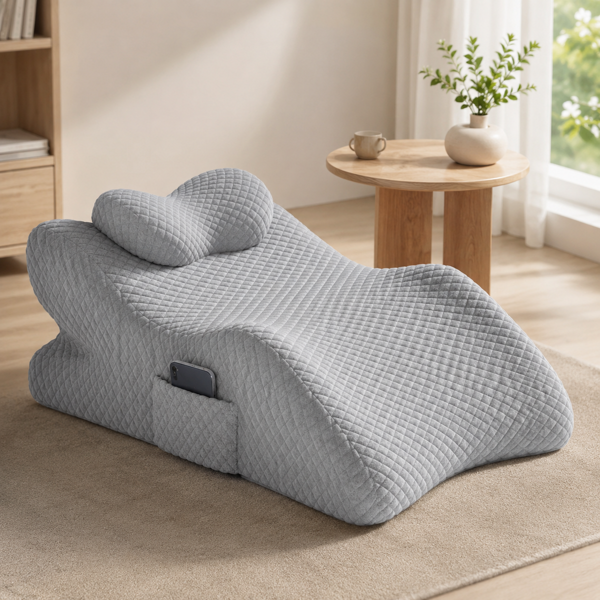 Multifunctional Ergonomic Lumbar & Lounging Support Pillow
