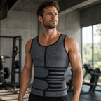 Men's Compression Workout Vest with Adjustable Waist Straps