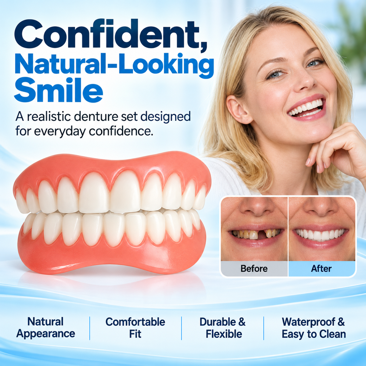 Silicone Denture Fitting Kit Easy At Home Repair Set