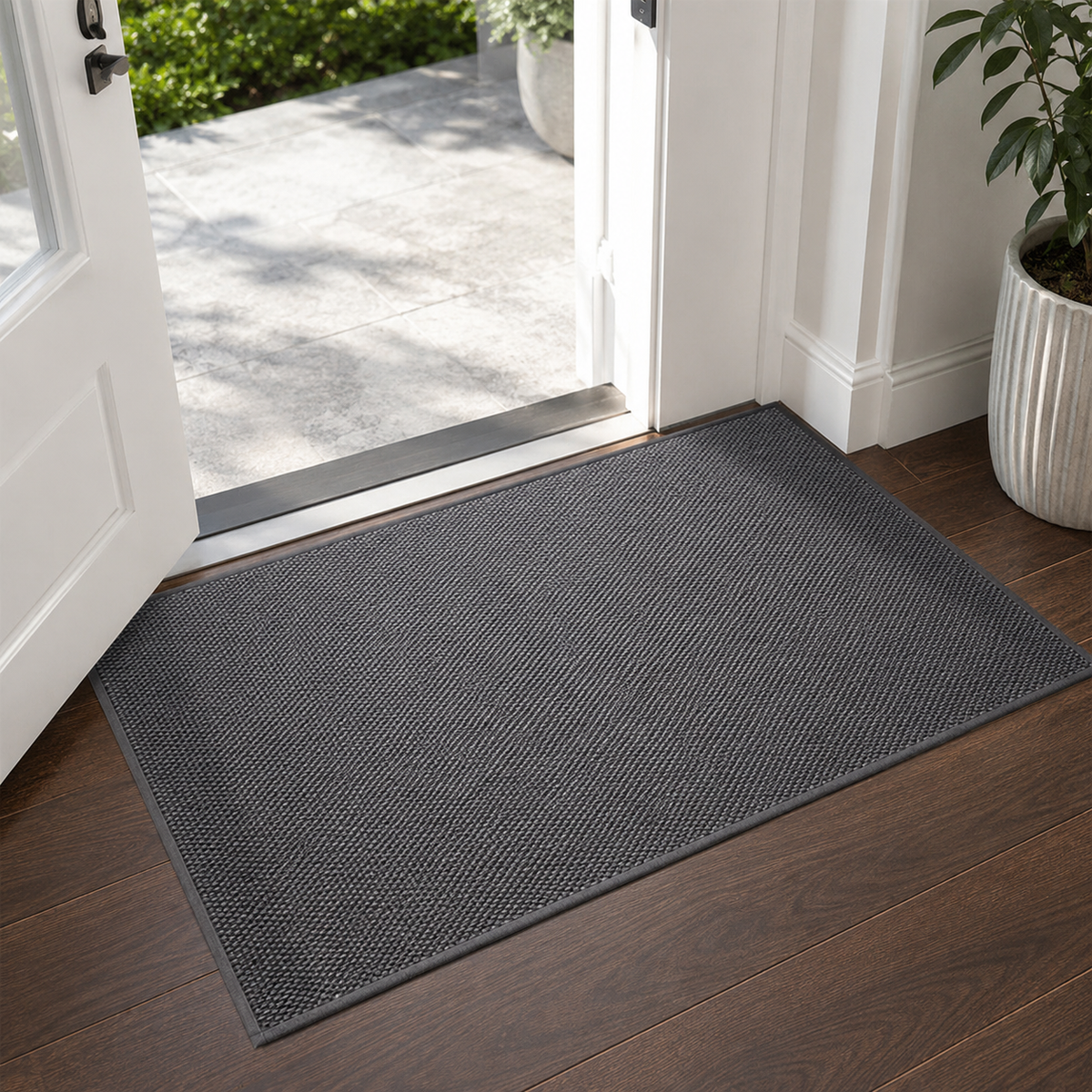 Woven Indoor Door Mat Machine Washable Non-Slip