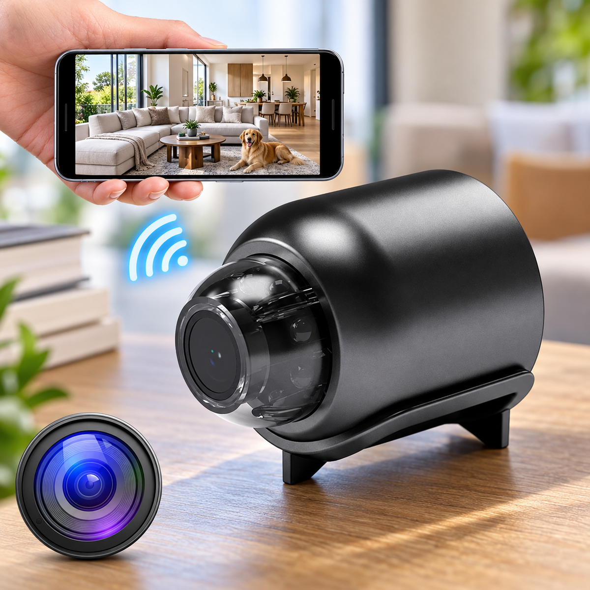 Waterproof HD Mini Camera Night Vision Wide Angle WiFi