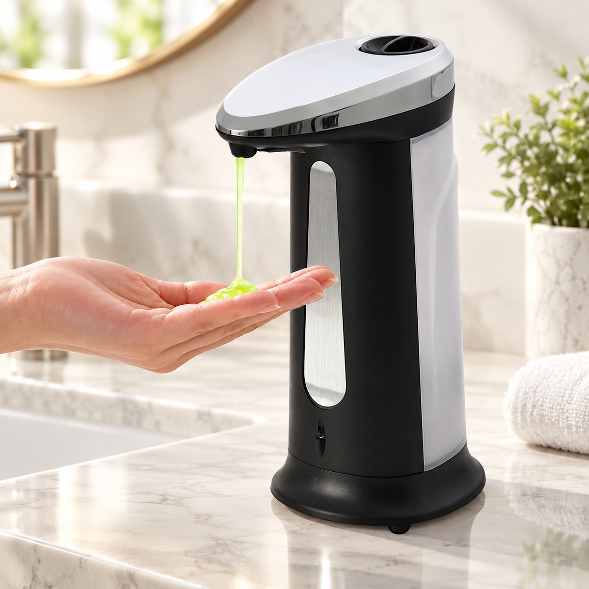Automatic Soap Dispenser Touchless Infrared Sensor 400ml