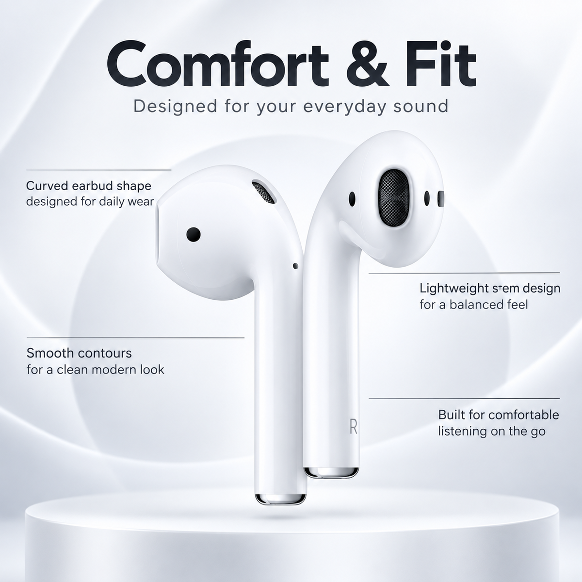 Wireless Earbuds Bluetooth 5.3 with Charging Case Waterproof