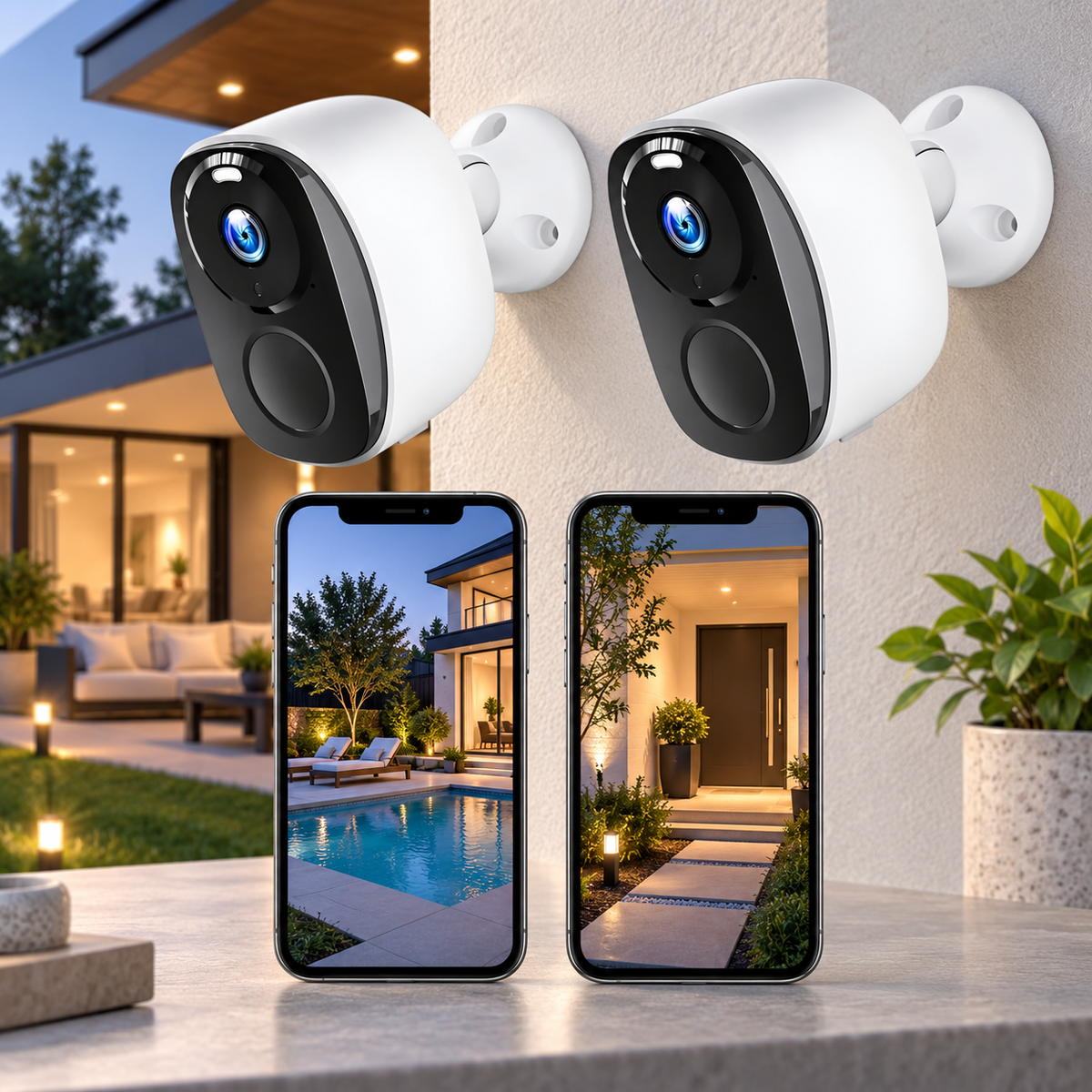 Wireless Mini Security Camera 1080P No WiFi or Subscription